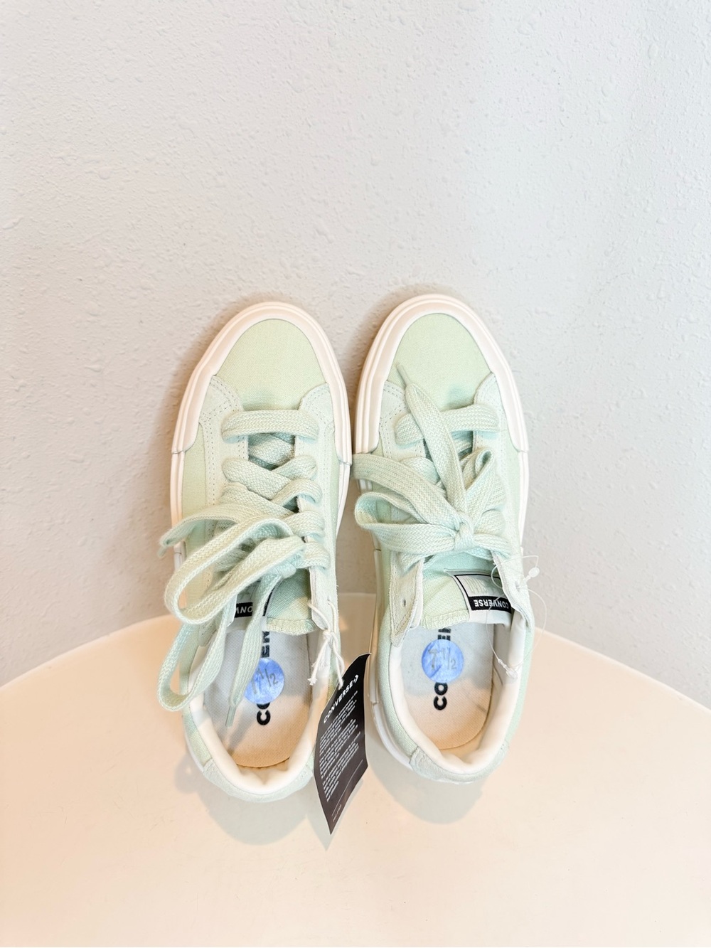Converse Cruise Mint Green Low Top Platform Unisex Sneakers W 9 M 7.5 NEW - Picture 12 of 16